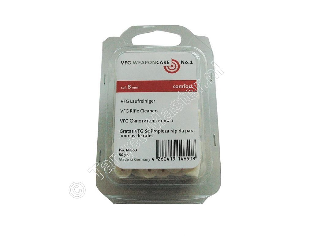 VFG Barrel Cleaners 8mm package of  50